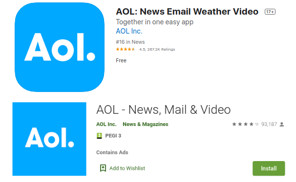 AOL apps